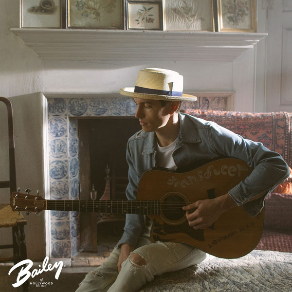 Bailey Creed Large Brim Genuine Panama Pork Pie