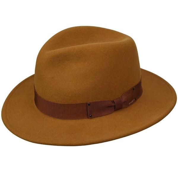 Bailey Curtis in Satchel Pinch Front Wool Felt Fedora