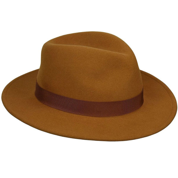 Bailey Curtis in Satchel Pinch Front Wool Felt Fedora
