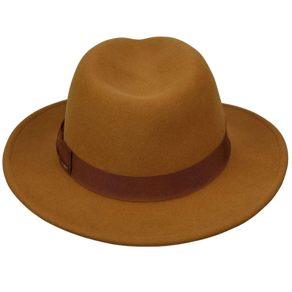 Bailey Curtis in Satchel Pinch Front Wool Felt Fedora