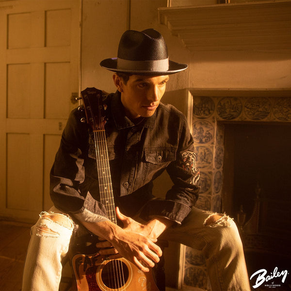 Bailey Hesmond Pinch Front Straw Fedora