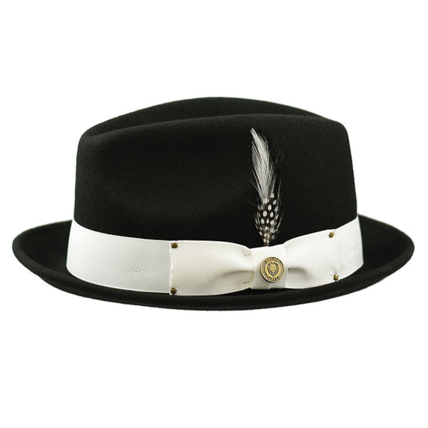 Bruno Capelo Blues Brothers Wool Pinch Front Trilby Hat