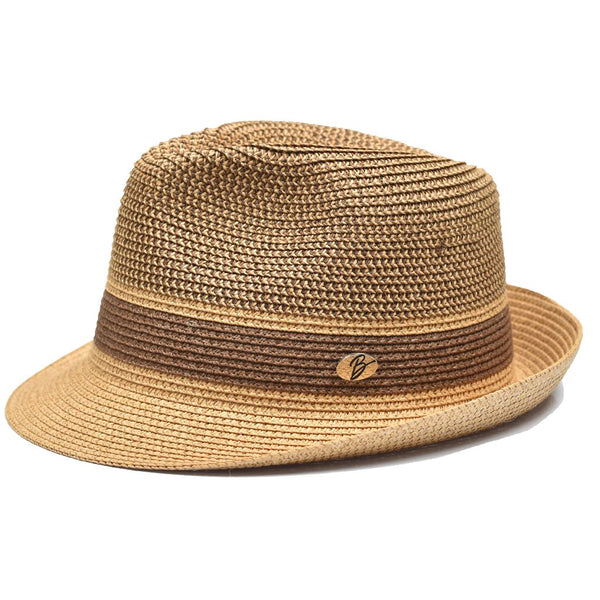 Bently Enrique Stingy Brim Straw Trilby Hat