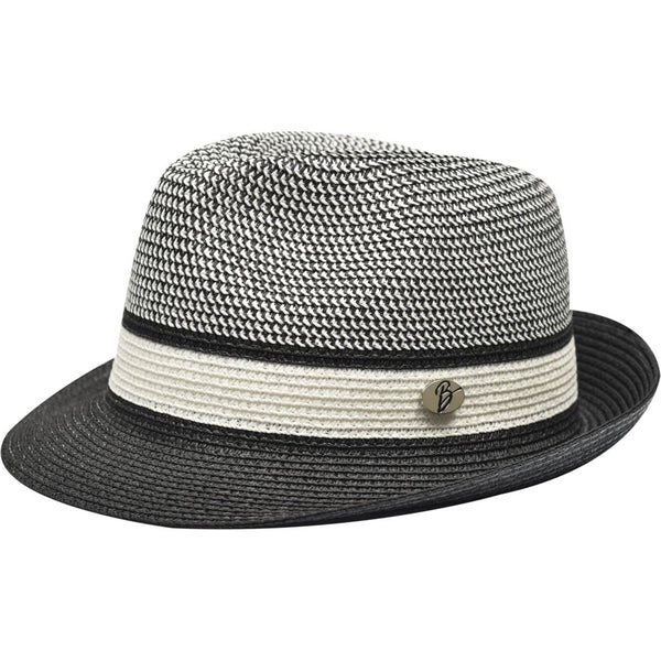 Bently Enrique Stingy Brim Straw Trilby Hat