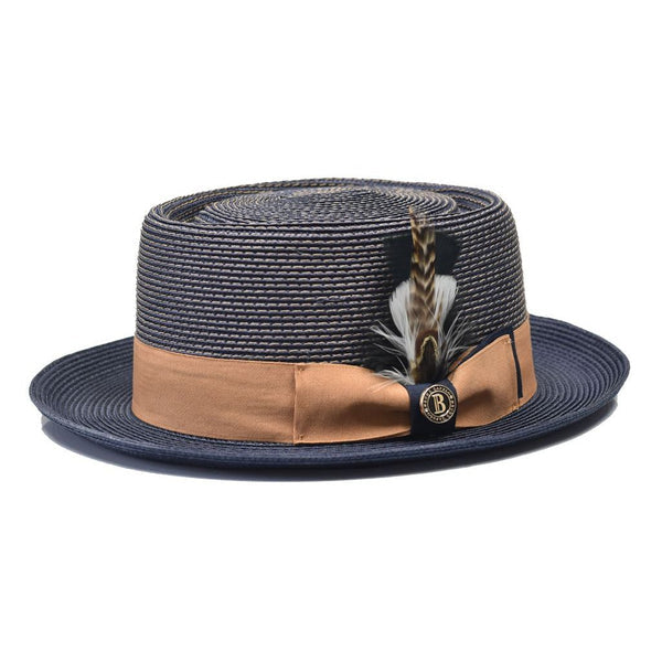 Bruno Capelo Giorgio Timeless Classic Straw Pork Pie