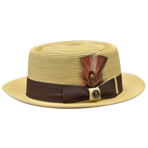 Bruno Capelo Giorgio Timeless Classic Straw Pork Pie