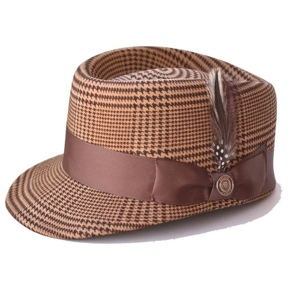 Bruno Capelo Legionnaire Plaid Wool Dress Cap