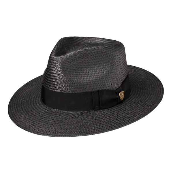 Dobbs Estate (Straw) Shantung Straw Wide Brim Fedora