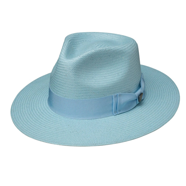 Dobbs Estate (Straw) Shantung Straw Wide Brim Fedora
