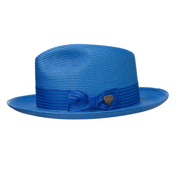 Dobbs Harrod Florentine Milan Straw Fedora Hat