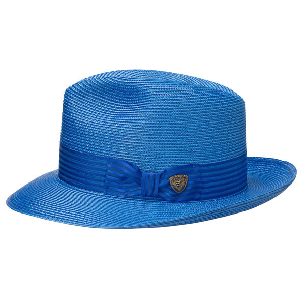 Dobbs Harrod Florentine Milan Straw Fedora Hat
