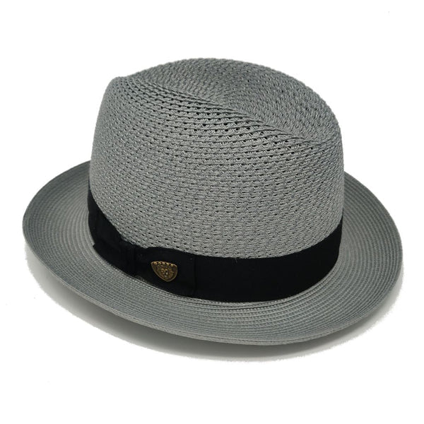 Dobbs Madison Vented Center Dent Milan Straw Fedora
