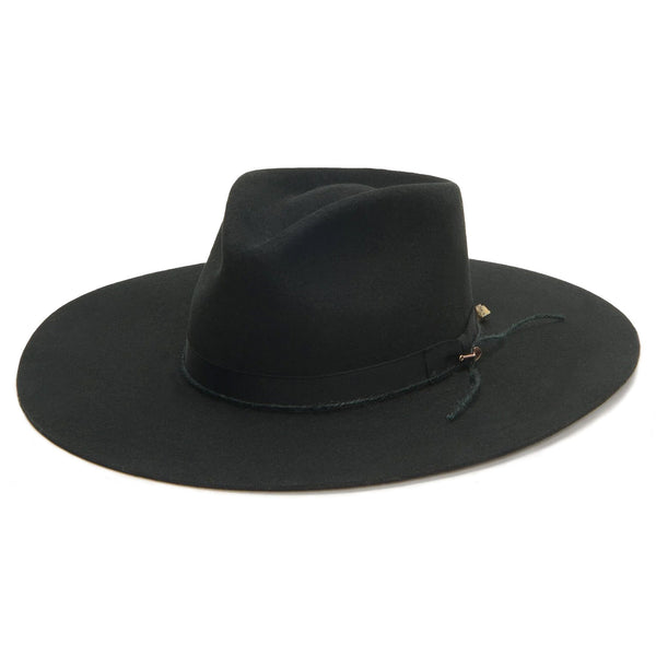Stetson JW Marshall Fur Felt Firm Wide Brim Western Hat