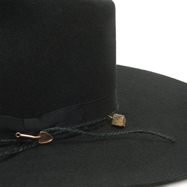 Stetson JW Marshall Fur Felt Firm Wide Brim Western Hat