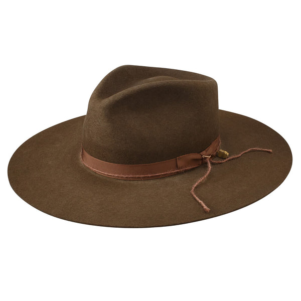 Stetson JW Marshall Fur Felt Firm Wide Brim Western Hat