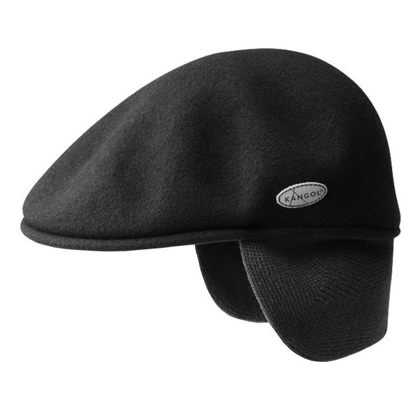 Kangol 504 Earflap Cozy Wool Rib Knit Earflaps