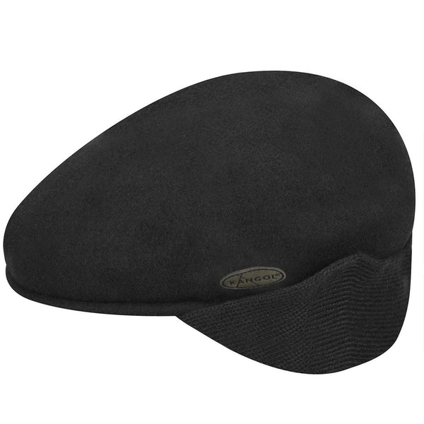 Kangol 504 Earflap Cozy Wool Rib Knit Earflaps