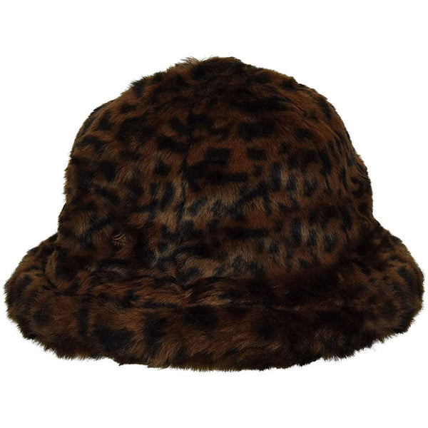 Kangol Faux Fur Casual Bucket Hat