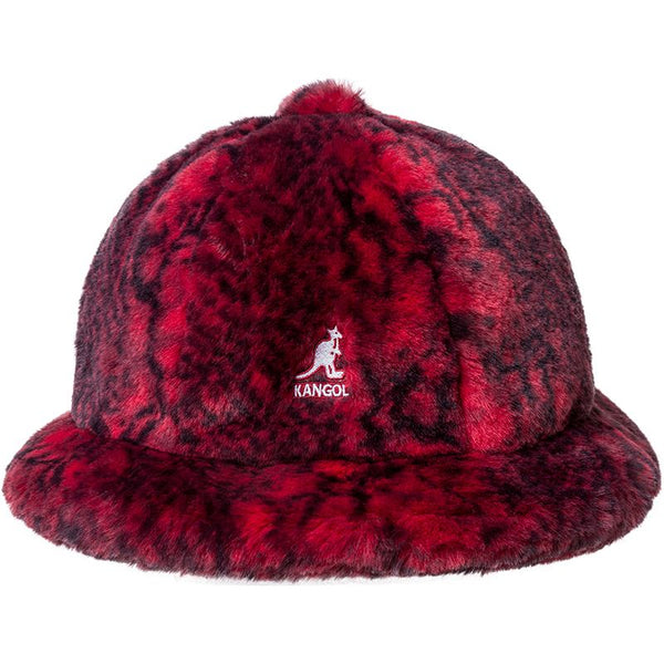Kangol Faux Fur Casual Bucket Hat