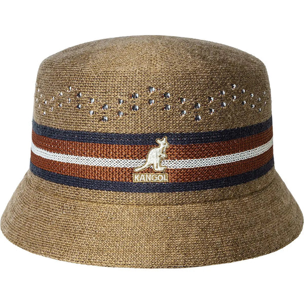 Kangol Slick Stripe Bin Jacquard Knit Bucket Hat