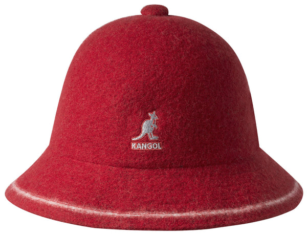 Kangol Stripe Casual Wool Bucket Hat