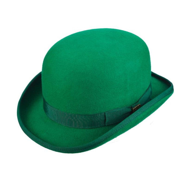 Scala Affirmed Structured Wool Felt Bowler Hat