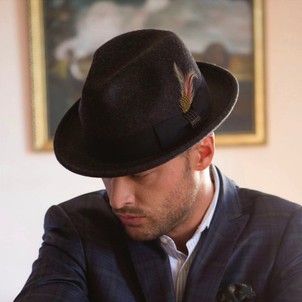 Scala Baltimore Crushable Wool Felt Fedora