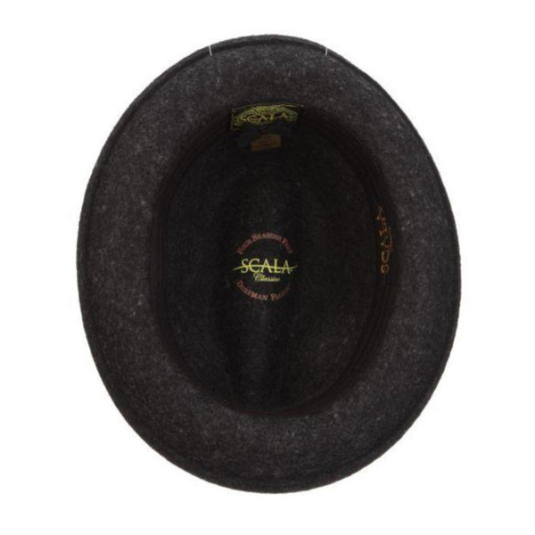 Scala Baltimore Crushable Wool Felt Fedora