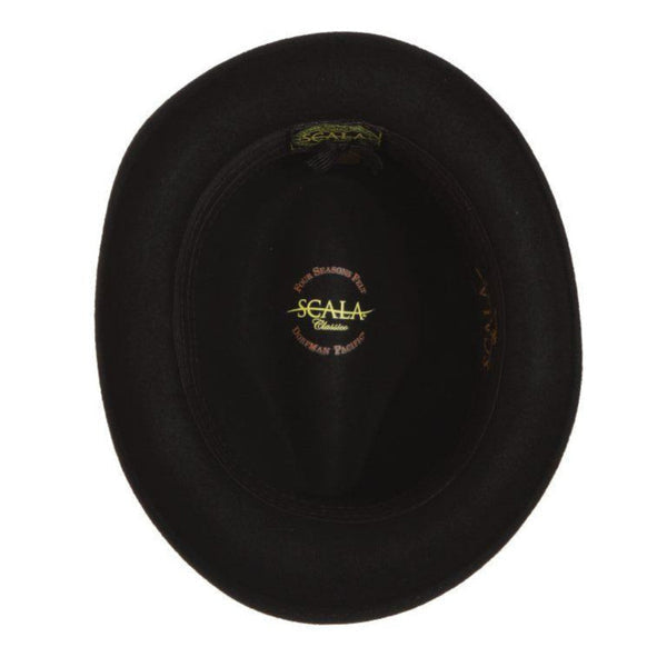 Scala Baltimore Crushable Wool Felt Fedora
