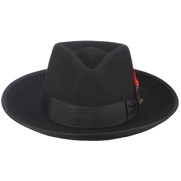 Scala Bisbee Wool Felt Large Brim Zoot Fedora