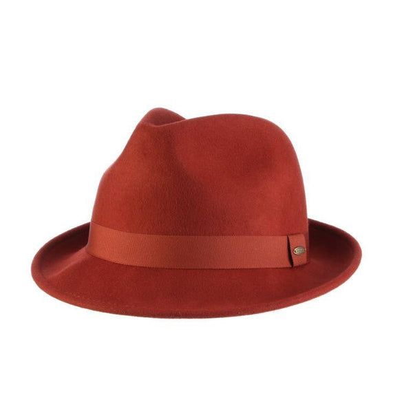 Scala Fremont Crushable Wool Felt Trilby Hat Crushable Wool Felt Fedora