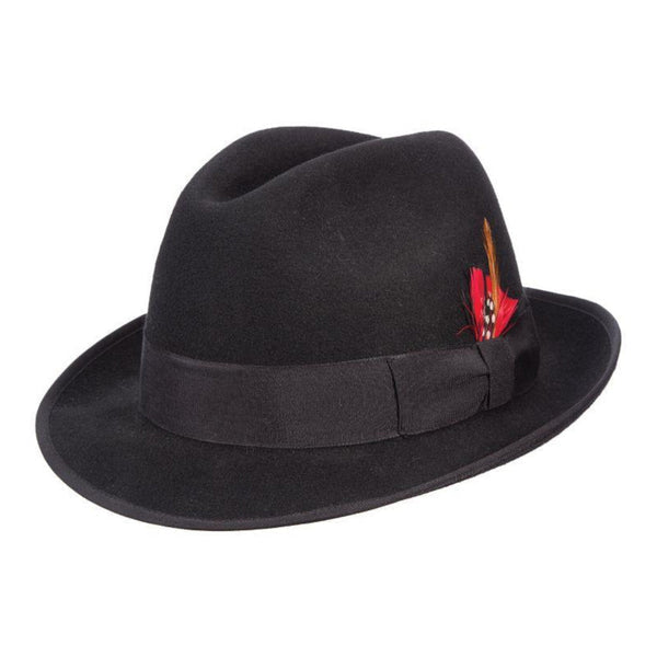 Scala Uptown Short Brim Wool Fedora