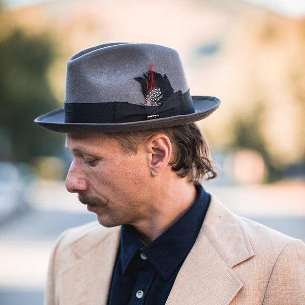 Scala Uptown Short Brim Wool Fedora