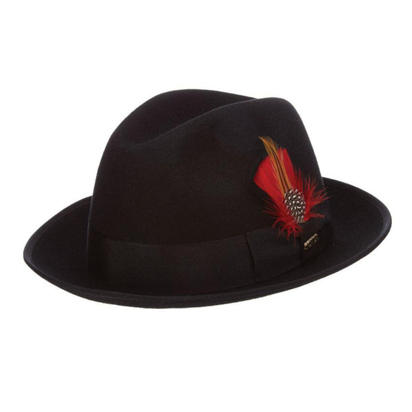 Scala Uptown Short Brim Wool Fedora
