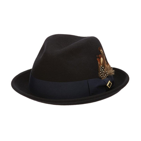 Stacy Adams Chelsea Wool Felt Trilby Hat