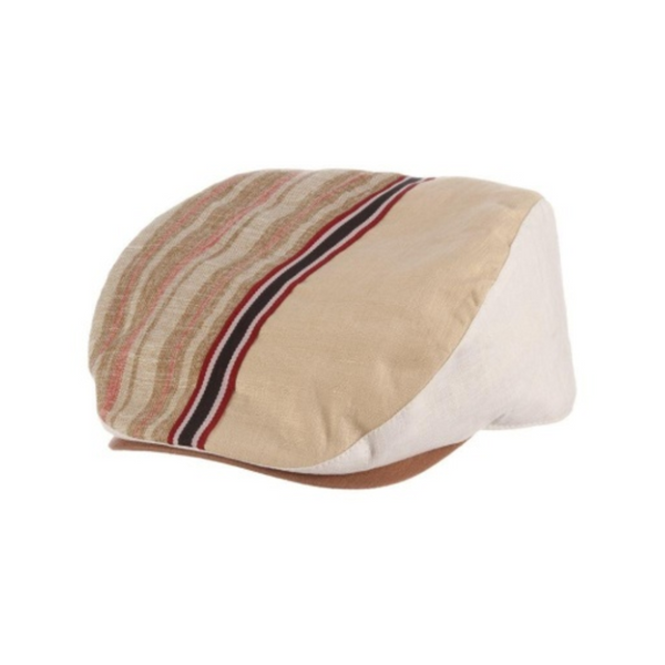 Stacy Adams Oakland Linen Flat Cap