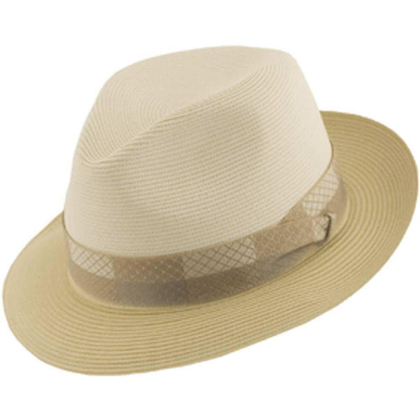 Stetson Andover Florentine Milan Straw Fedora