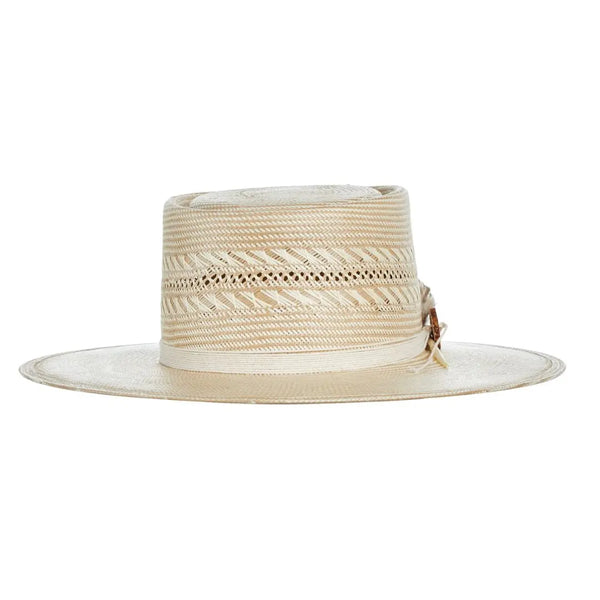 Stetson Batterson Vented Shantung Straw Gambler