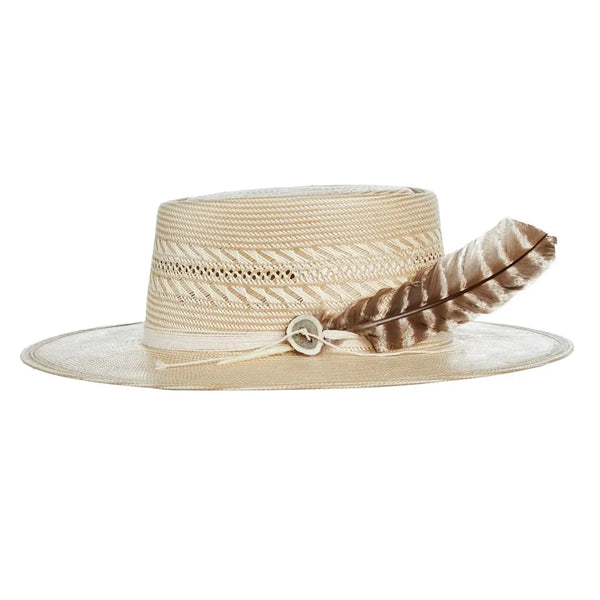 Stetson Batterson Vented Shantung Straw Gambler