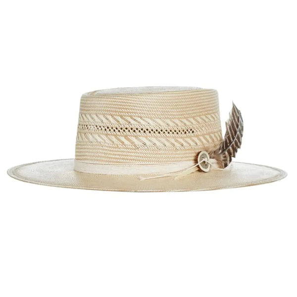 Stetson Batterson Vented Shantung Straw Gambler