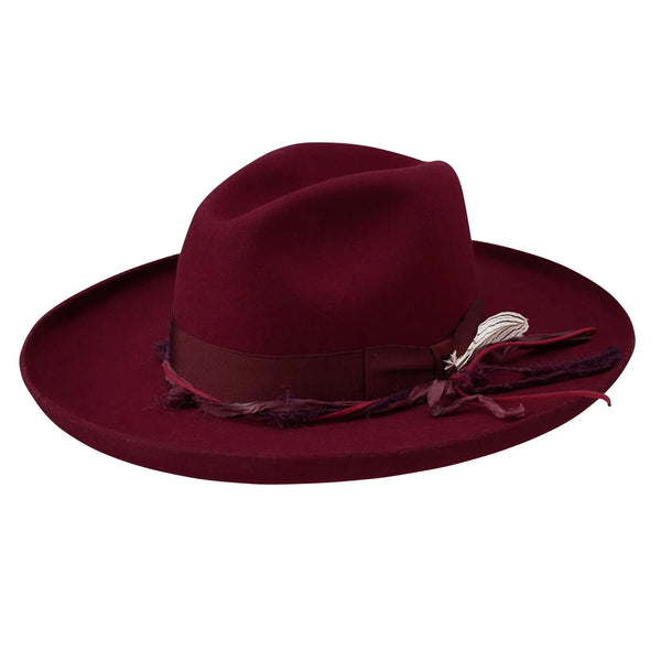 Stetson Oceanus Wool Firm Felt Wide Brim Fedora