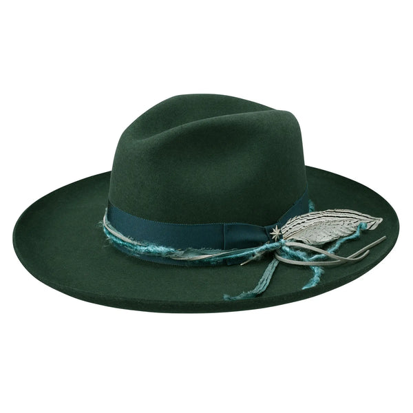 Stetson Oceanus Wool Firm Felt Wide Brim Fedora