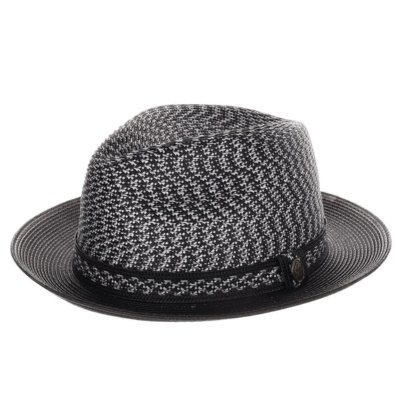 Steven Land Jacob Snap Brim Polybraid Fedora