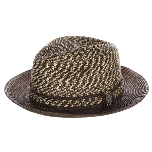 Steven Land Jacob Snap Brim Polybraid Fedora