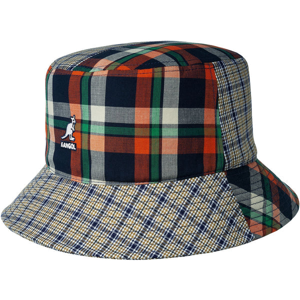 Kangol Plaid Mash-Up Plaid Bucket Hat