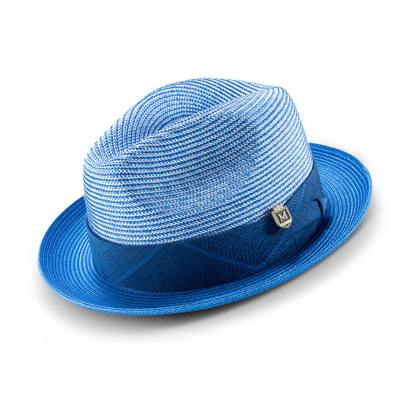 Montique Riviera Pinch Front Straw Fedora