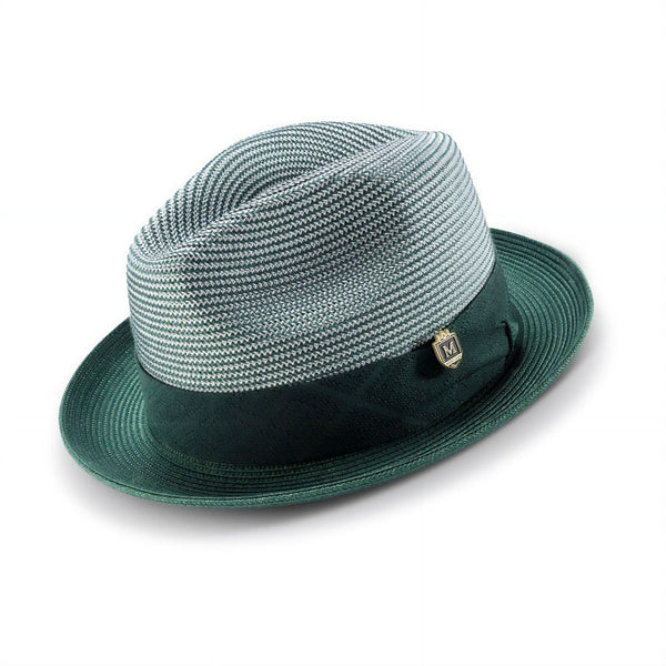Montique Riviera Pinch Front Straw Fedora